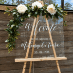 Acrylic Welcome Sign